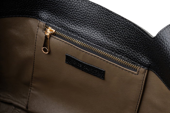 Vince Camuto Bolso de Mano Black Elegante y Versátil para Mujer, Bolso Negro de Piel de Polivinilo con Amplio Espacio Interior y Múltiples Bolsillos